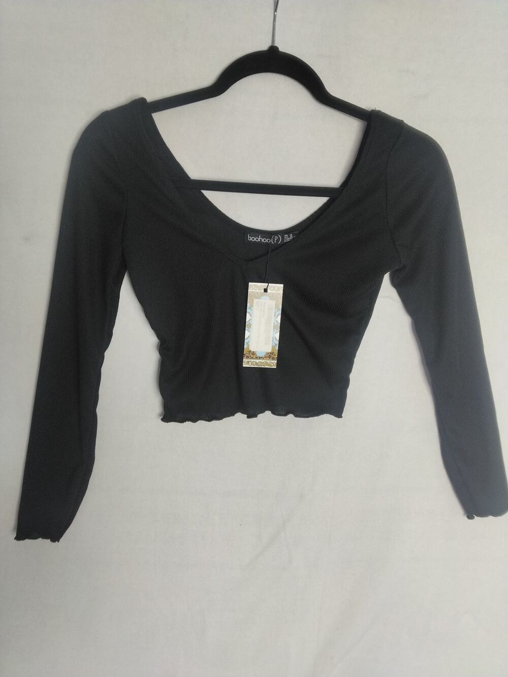 NWT Boo Hoo Peasant Blouse Sz 4 Ren Faire Witchy Whimsygoth Spooky Season Fairy